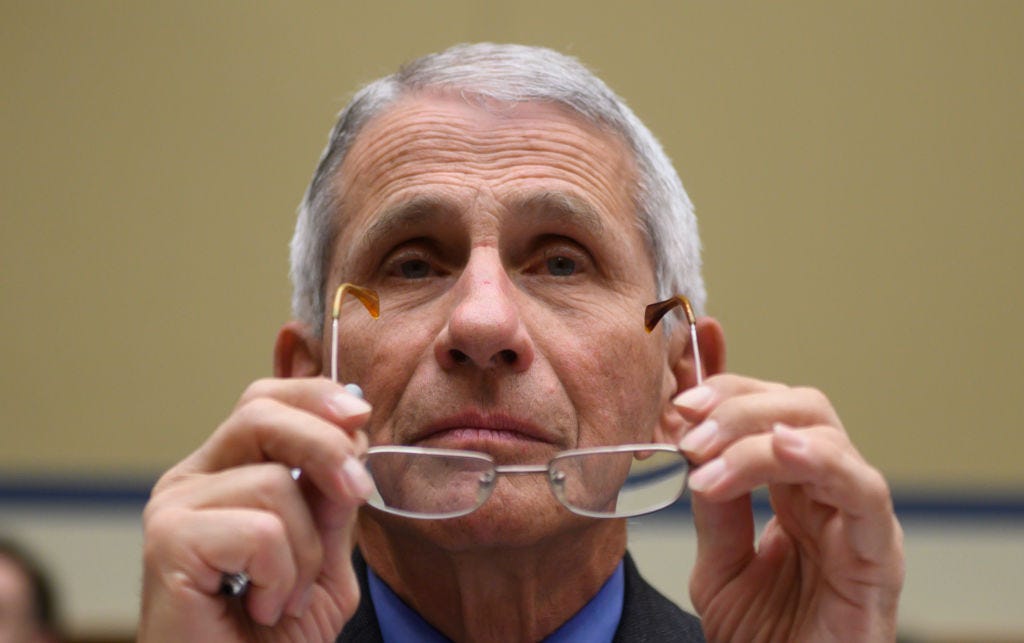 Dr. Anthony Fauci glasses