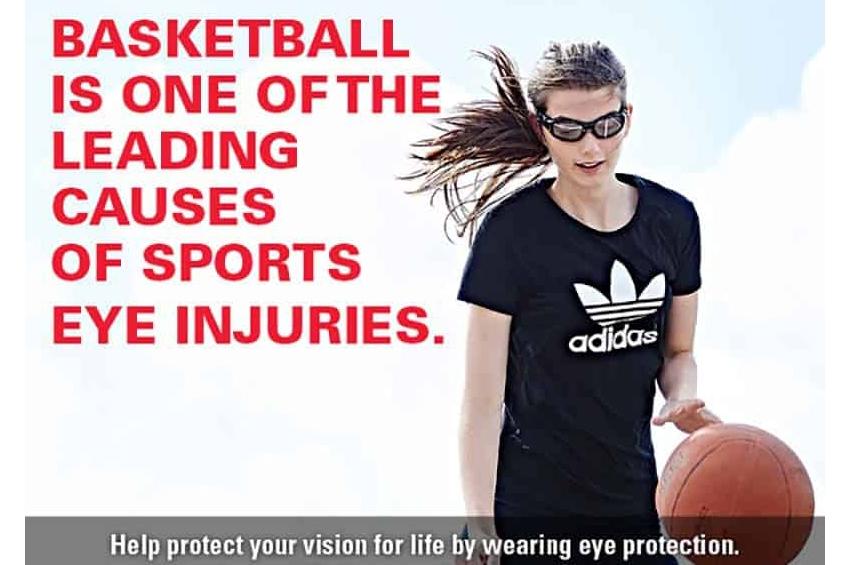 Αποτρέψτε την τύφλωση από τα παιδιά και τους ενήλικες στα sports